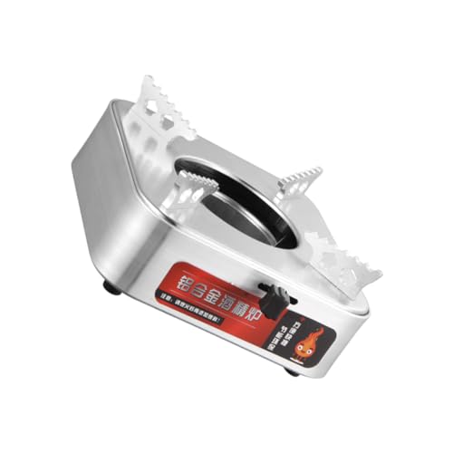 ibasenice Aluminium Legierung Ofen Kochen Camping Kochgeschirr Outdoor Herd Alkohol Silber von ibasenice