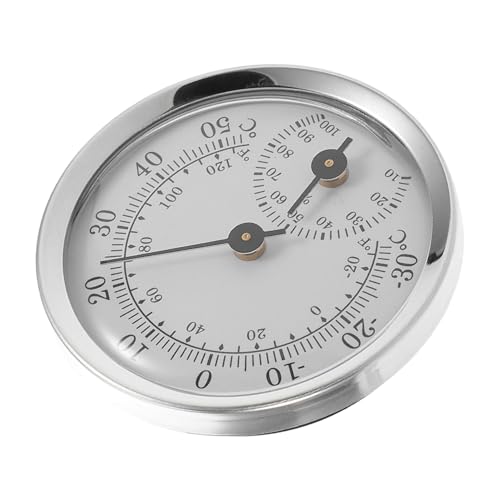 ibasenice Analoges Thermohygrometer mit Präziser Temperatur Feuchtigkeitsmessung Kunststofflinse Mini Hygrometer für Zuhause Büro Gewächshaus und Kühlschrank Ablesbares Display ibasenice Analoges Thermohygrometer mit Präziser Temperatur Feuchtigkeitsmessung Kunststofflinse Mini Hygrometer für Zuhause Büro Gewächshaus und Kühlschrank Ablesbares Display von ibasenice