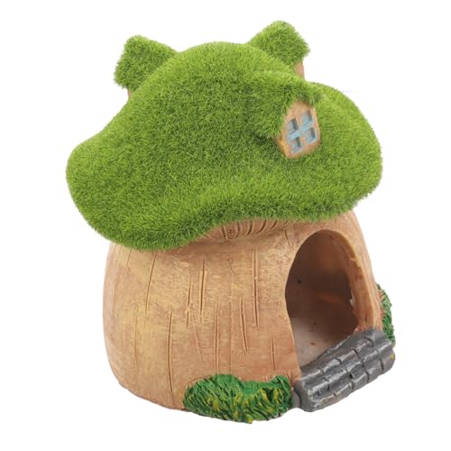ibasenice Aquarium Deko Versteck Pilzhaus aus Langlebigem Resin Fisch und Garnelen Unterschlupf Moosüberzogenes Aquarien Ornament für Teiche und Fischbecken Sicher und Pflegeleicht ibasenice Aquarium Deko Versteck Pilzhaus aus Langlebigem Resin Fisch und Garnelen Unterschlupf Moosüberzogenes Aquarien Ornament für Teiche und Fischbecken Sicher und Pflegeleicht von ibasenice