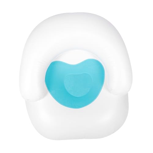ibasenice Aufblasbares Sofa Luft Explosion Sitz Möbel tragbar Couch liegestuhl zusammenklappbarer aufblasbarer Hocker aufblasbares Stuhlsofa aufblasbares Klappsofa PVC Blue von ibasenice