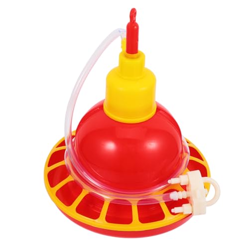 ibasenice Automatischer Geflügelfütterer Hühnertränke Kükenfutterspender Anti Leck System Stabiler Wasserspender Für Geflügel von ibasenice