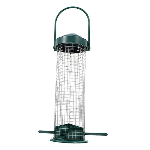 ibasenice Automatischer Hängender Eisendraht Vogel Futterspender für Wildvögel Robuster Outdoor Vogelfutterbehälter mit Glatter Oberfläche Langlebig und Einfach zu Reinigen für Garten und ibasenice Automatischer Hängender Eisendraht Vogel Futterspender für Wildvögel Robuster Outdoor Vogelfutterbehälter mit Glatter Oberfläche Langlebig und Einfach zu Reinigen für Garten und von ibasenice