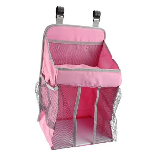 ibasenice Aufbewahrungstasche Für Babybett Kreative Hängetasche Für Windeln Rosa Dickes Material Für Kinderzimmer Tragfähig 5 Kg Für Babys Und Kleinkinder Vielseitiger Organizer von ibasenice