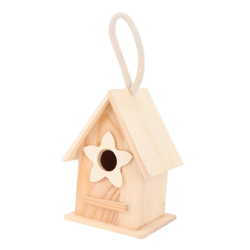 ibasenice DIY Holz Vogelhaus Bemalen Hängende Garten Deko für Hochwertigem Kiefernholz für Bastelprojekte und Kreative Dekoration Drinnen und Draußen ibasenice DIY Holz Vogelhaus Bemalen Hängende Garten Deko für Hochwertigem Kiefernholz für Bastelprojekte und Kreative Dekoration Drinnen und Draußen von ibasenice