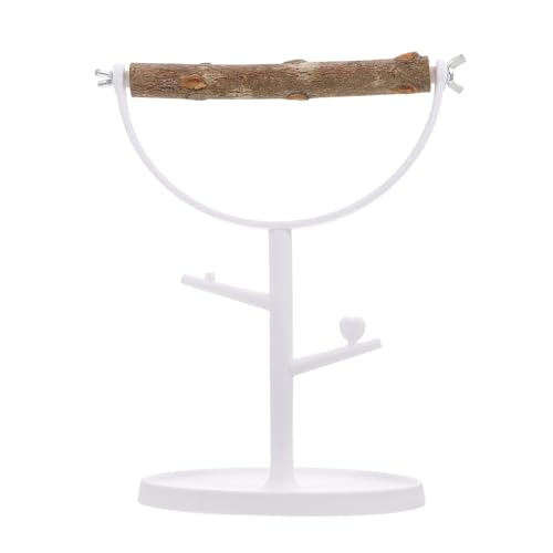 ibasenice Desktop Trainingsrack für Vögel mit Stabilem Holzsitz und Robustem Kunststoffstandfuß Fördert Balance und Koordination für Papageien Sittiche und Kanarienvögel Langlebiges ibasenice Desktop Trainingsrack für Vögel mit Stabilem Holzsitz und Robustem Kunststoffstandfuß Fördert Balance und Koordination für Papageien Sittiche und Kanarienvögel Langlebiges von ibasenice