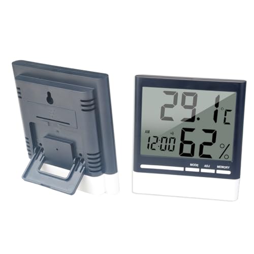 ibasenice Digitales Hygrometer mit Großer Lcd-anzeige Präziser Temperatur Feuchtigkeitsmesser für Innenräume Kontinuierliche Überwachung Temperaturauflösung Batteriebetrieben Geeignet für ibasenice Digitales Hygrometer mit Großer Lcd-anzeige Präziser Temperatur Feuchtigkeitsmesser für Innenräume Kontinuierliche Überwachung Temperaturauflösung Batteriebetrieben Geeignet für von ibasenice
