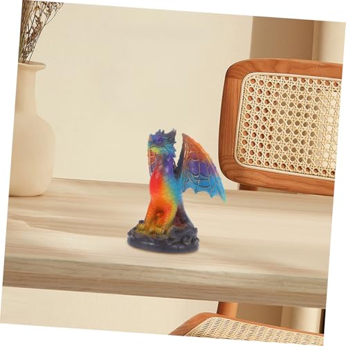 ibasenice Drachen Tischlampe aus Gebeiztem Harz LED Nachtlicht Dekorative Schreibtischlampe für Schlafzimmer Stimmungslicht Einzigartige Tiermotiv Lampe ibasenice Drachen Tischlampe aus Gebeiztem Harz LED Nachtlicht Dekorative Schreibtischlampe für Schlafzimmer Stimmungslicht Einzigartige Tiermotiv Lampe von ibasenice