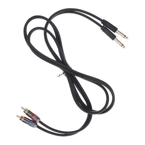 ibasenice Dual Dual Rca Audio Kabel Männlich zu Männlich Mikrofonadapter für Verstärker Mischpulte Lautsprecher Stabiles Signal Kompatibilität Vielseitig Einsetzbar von ibasenice