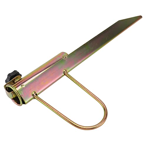 ibasenice Eisen Sonnenschirmhalter Strand Erdspieß Stabiler Outdoor Sonnenschirmständer Wetterfest Windfest für Garten Strand und Camping von ibasenice