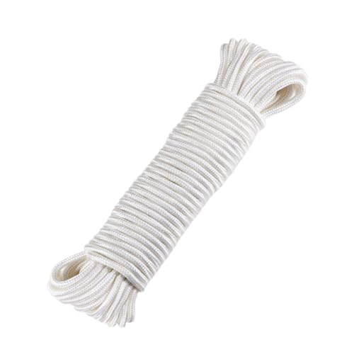 ibasenice Fahnenmast Ersatzseil Nylon Geflochten Strapazierfähig UV Beständig Wetterfest Für Flaggenmast Outdoor Camping Wäscheleine von ibasenice