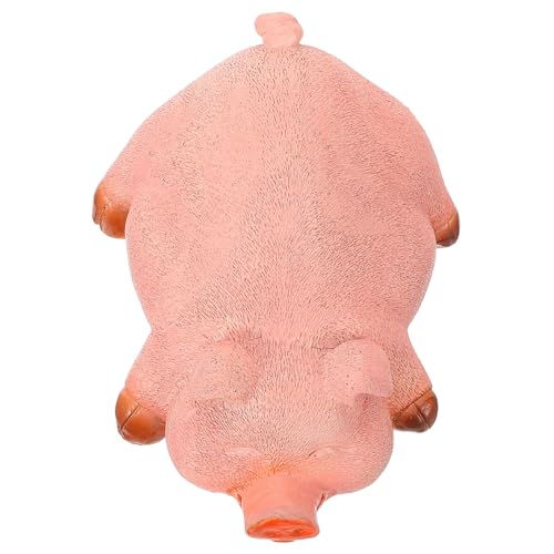 ibasenice Fake Pig Design Schlüsselversteck Garten Schlüsselbox für Sichere Aufbewahrung Dekoratives Accessoire Langlebigem Polyresin für Außenbereich von ibasenice