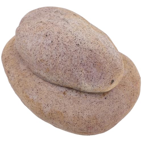 ibasenice Fake Stone Schlüsselversteck Garten Schlüsselhalter Box mit Natürlichem Aussehen für Sichere Aufbewahrung von Schlüsseln Wetterfest und Langlebig für Außenbereich von ibasenice