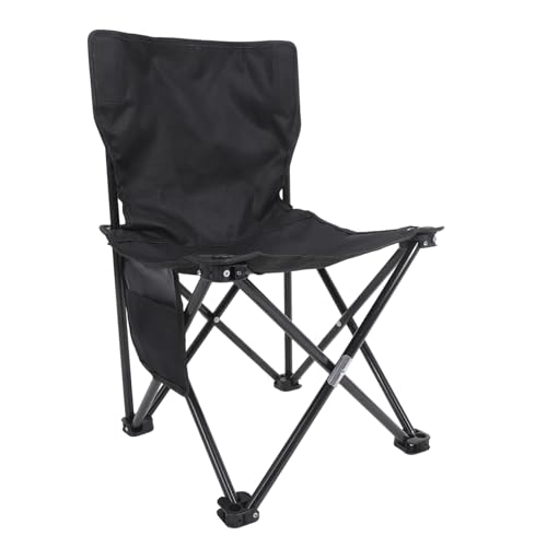 ibasenice Faltbarer Campingstuhl Für Erwachsene Kleiner Tragbarer Angelstuhl Robustem Material Für Picknick Und Outdoor Aktivitäten Kompakt Und Tragkraft von ibasenice