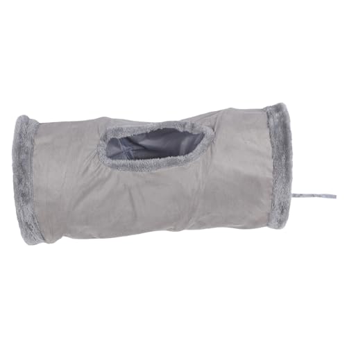 ibasenice Faltbarer Katzentunnel aus Strapazierfähigem Mikrofaser Suede Geräumiges Katzenhaus und Spielplatz für Kätzchen und Große Katzen Multifunktionales Katzenspielzeug und Schlafplatz ibasenice Faltbarer Katzentunnel aus Strapazierfähigem Mikrofaser Suede Geräumiges Katzenhaus und Spielplatz für Kätzchen und Große Katzen Multifunktionales Katzenspielzeug und Schlafplatz von ibasenice