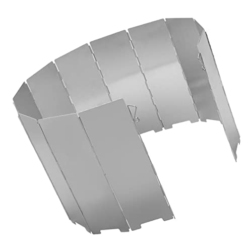 ibasenice Faltbarer Windschutz Gaskocher Teiliger Aluminiumlegierung Campingkocher Windschild mit Tragetasche Langlebig Korrosionsbeständig Verstellbar für Outdoor Picknick Wandern ibasenice Faltbarer Windschutz Gaskocher Teiliger Aluminiumlegierung Campingkocher Windschild mit Tragetasche Langlebig Korrosionsbeständig Verstellbar für Outdoor Picknick Wandern von ibasenice