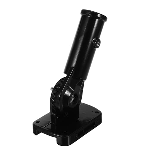 ibasenice Flaggmaste im Freien Flaggenhalter im Freien Flaggenmontage außerhalb Fahnenhalter außen Einstellbarer Flaggenmolderhalter Fahnenmast Aluminiumlegierung Schwarz von ibasenice