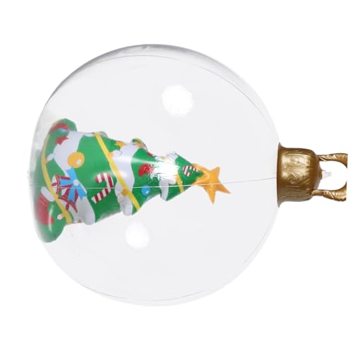 ibasenice Großer Aufblasbarer Weihnachtsball Baum aus Robustem PVC Schnelle Aufblasfunktion Wetterfeste Outdoor-hängedekoration für Garten Veranda und Fenster ibasenice Großer Aufblasbarer Weihnachtsball Baum aus Robustem PVC Schnelle Aufblasfunktion Wetterfeste Outdoor-hängedekoration für Garten Veranda und Fenster von ibasenice