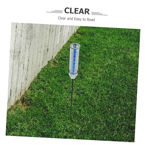ibasenice Großer Regenmesser mit Eisfreier Messskala und Robustem Eisenstab Wetterfester Niederschlagsmesser für Garten und Wiese mit Klarem Messbecher für Präzise Wiederverwendbar ibasenice Großer Regenmesser mit Eisfreier Messskala und Robustem Eisenstab Wetterfester Niederschlagsmesser für Garten und Wiese mit Klarem Messbecher für Präzise Wiederverwendbar von ibasenice