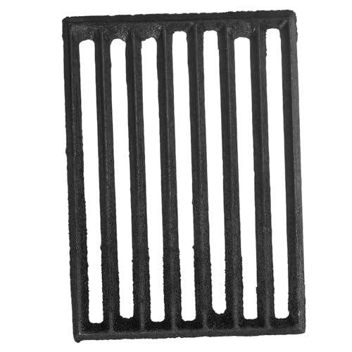 ibasenice Gusseisen Feuerrost Dickes Hitzebeständiges Metall Feuerrost für Holzofen und Kamin Robustes Brennrost für Holzscheite Vielseitig Einsetzbar Langlebiges Ofenzubehör von ibasenice