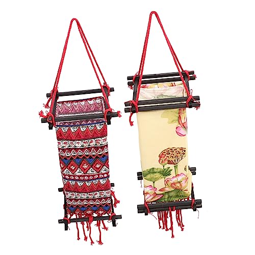 ibasenice Hängelampe Dekorative Stofflaterne Lampenschirm Retro Design für Wohnzimmer Schlafzimmer Esszimmer Hochwertige Langlebige und Ansprechende Deko für Zuhause von ibasenice