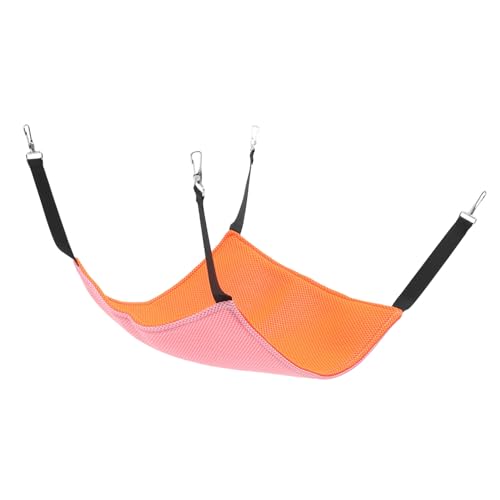 ibasenice Hängematte für Katzen Käfig Atmungsaktiv Doppelseitig Robust Tragbar Komfortables Schlafnest für Kätzchen und Haustiere Rosa Orange ibasenice Hängematte für Katzen Käfig Atmungsaktiv Doppelseitig Robust Tragbar Komfortables Schlafnest für Kätzchen und Haustiere Rosa Orange von ibasenice