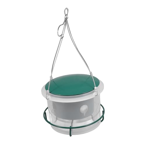 ibasenice Hängender Futterspender aus Robustem Eisen und Wetterfestes Vogelhaus mit Schmetterlings für Garten Terrasse und Fenster Langlebige Futterstelle für Wildvögel von ibasenice