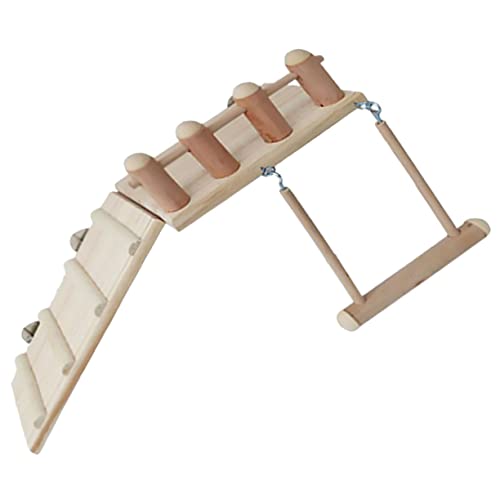 ibasenice Hamster Holzplattform mit Leiter und Sitzstange Stabiles Kauspielzeug für Käfig Einfach zu Montieren Natürliche Holzstruktur für Hamster Meerschweinchen und Kleine Nager ibasenice Hamster Holzplattform mit Leiter und Sitzstange Stabiles Kauspielzeug für Käfig Einfach zu Montieren Natürliche Holzstruktur für Hamster Meerschweinchen und Kleine Nager von ibasenice