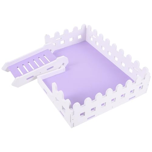 ibasenice Hamster Plattform Kleintier Käfig Zubehör Kletterplattform Haustier Dekoration Leiter für Hamsterkäfig DIY Möbel von ibasenice