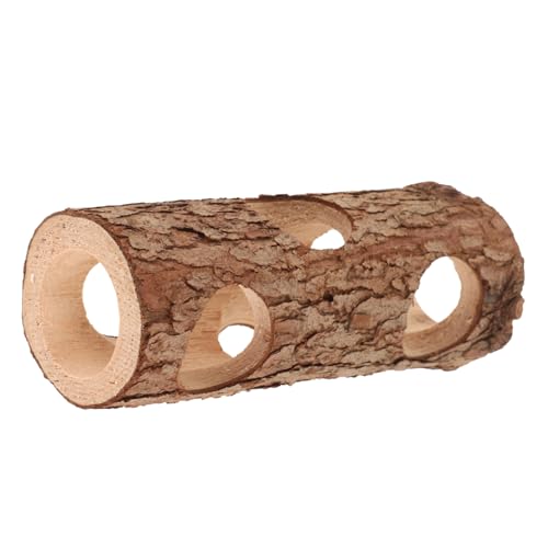 ibasenice Hamster Tunnel aus Holz Versteck für Kleine Tiere für Hamster Zwerghamster Mäuse Sicheres und Attraktives Aktivitätsspielzeug ibasenice Hamster Tunnel aus Holz Versteck für Kleine Tiere für Hamster Zwerghamster Mäuse Sicheres und Attraktives Aktivitätsspielzeug von ibasenice