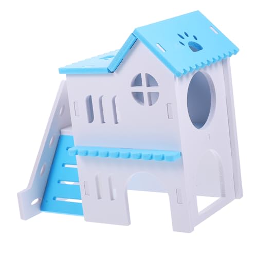 ibasenice Hamster Versteck aus Kratzfestem PVC mit Leiter Langlebiges Kleintierhaus für Hamster Meerschweinchen Ratten und Kleine Kaninchen Gemütliches Rückzugsort für Schlaf und ibasenice Hamster Versteck aus Kratzfestem PVC mit Leiter Langlebiges Kleintierhaus für Hamster Meerschweinchen Ratten und Kleine Kaninchen Gemütliches Rückzugsort für Schlaf und von ibasenice