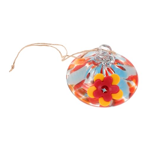 ibasenice Handgeblasener Glas Futterspender Bunte Teardrop Form Wetterfest und Langlebig Dekorativ für Garten Balkon und Terrasse Einfache Reinigung Metallvogel Futterstation ibasenice Handgeblasener Glas Futterspender Bunte Teardrop Form Wetterfest und Langlebig Dekorativ für Garten Balkon und Terrasse Einfache Reinigung Metallvogel Futterstation von ibasenice