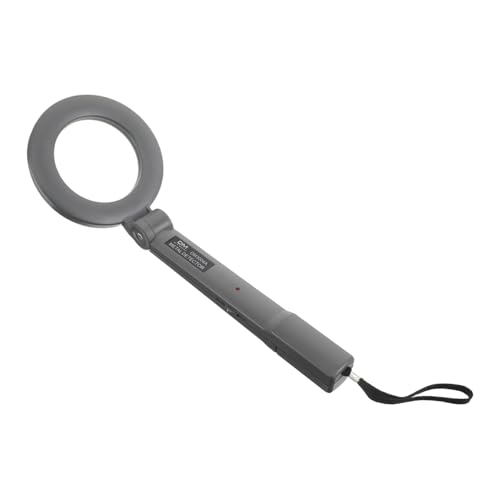 ibasenice Handheld Metalldetektor Hochsensibel Leicht Tragbar mit LED Licht und Sound Vibration Alarm für Schatzsuche Erwachsene Ergonomischer Griff von ibasenice