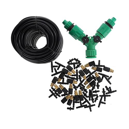 ibasenice Irrigation Tubing Kit mit Sprühdüsen Atomisierte Bewässerung für Garten Gewächshaus und Landschaftspflege Einfache Installation Wassersparend und Langlebig ibasenice Irrigation Tubing Kit mit Sprühdüsen Atomisierte Bewässerung für Garten Gewächshaus und Landschaftspflege Einfache Installation Wassersparend und Langlebig von ibasenice