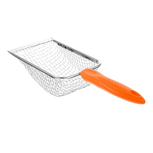 ibasenice Katzenstreuschaufel mit Ergonomischem Griff rutschfest mit Großem Sieb Nicht Haftend für Einfache von Katzenklo und Streu ibasenice Katzenstreuschaufel mit Ergonomischem Griff rutschfest mit Großem Sieb Nicht Haftend für Einfache von Katzenklo und Streu von ibasenice