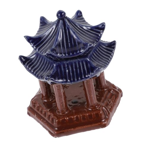 ibasenice Keramik Pavillon Aquarium Dekoration Doppelstöckiger Sechseckiger Miniatur Gartenpavillon Traditionelle Chinesische Wasser Tank Ornament Landschaftsdeko für Fischbecken ibasenice Keramik Pavillon Aquarium Dekoration Doppelstöckiger Sechseckiger Miniatur Gartenpavillon Traditionelle Chinesische Wasser Tank Ornament Landschaftsdeko für Fischbecken von ibasenice