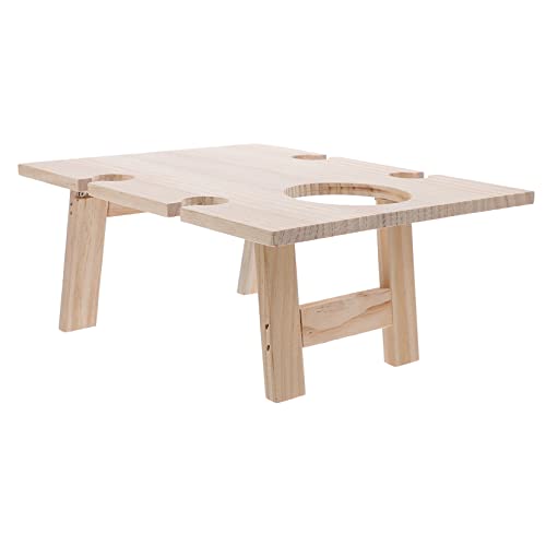 ibasenice Klappbarer Holztisch für Außenbereich Tragbarer Picknicktisch Quadratischer Weintisch für Garten Strand und Camping Design Praktisch und Komfortabel ibasenice Klappbarer Holztisch für Außenbereich Tragbarer Picknicktisch Quadratischer Weintisch für Garten Strand und Camping Design Praktisch und Komfortabel von ibasenice