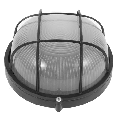 ibasenice Kleine Explosionsgeschützte Saunalampe aus Glas und Aluminium Feuchtigkeitsbeständig Hitzebeständig Einfache Installation für Sauna Dampfbad Wellnessräume von ibasenice