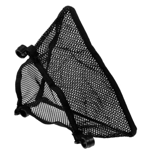 ibasenice Kleine Runde Tischnetzbeutel Falten Campingtisch Klappbarer Outdoor-Tisch Schreibtisch Im Freien Klapptisch Mini Outdoor-falttasche Netzbeutel Unter Dem Tisch Falltabelle Schwarz von ibasenice