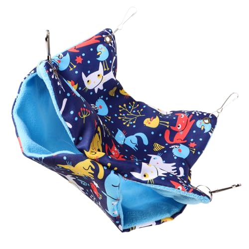 ibasenice Hängematte Für Kleine Tiere Doppellagig Etagenbett Sanft Warm Versteck Für Meerschweinchen Geeignet Für Hamster Frettchen Ratten Papageien Chinchillas ibasenice Hängematte Für Kleine Tiere Doppellagig Etagenbett Sanft Warm Versteck Für Meerschweinchen Geeignet Für Hamster Frettchen Ratten Papageien Chinchillas von ibasenice