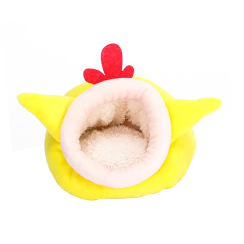 ibasenice Kleines Tierbett für Hamster und Warmes Haustiernest im Niedlichen Chick Stil für Käfig Couch oder Reisen Sorgt für Erholsamen Schlaf von ibasenice