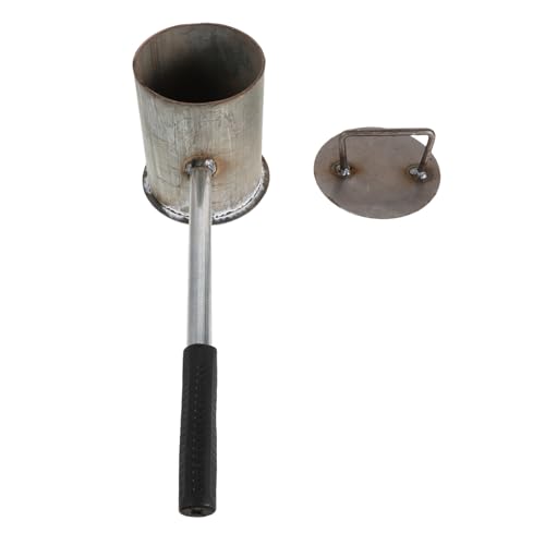 ibasenice Kohlenstofffässer Camping-Feuerlöscher Outdoor -Brandschutztopf BBQ Fire Pot Verbrennungseimer im Freien Feuerlöschtopf Tragbarer Löschertopf Feuerlöschdose Schwarz von ibasenice