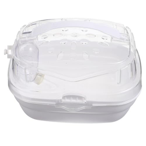 ibasenice Kompakte Leichte Hamster Transportbox aus Robustem Kunststoff mit Atmungsaktivem Design Geeignet für Kleine Nager Wie Meerschweinchen Kaninchen Igel für Outdoor Reisen und ibasenice Kompakte Leichte Hamster Transportbox aus Robustem Kunststoff mit Atmungsaktivem Design Geeignet für Kleine Nager Wie Meerschweinchen Kaninchen Igel für Outdoor Reisen und von ibasenice