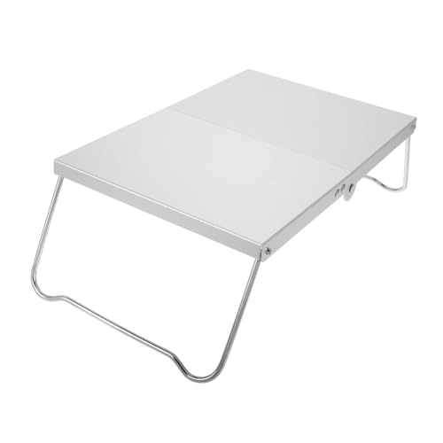 ibasenice Kompakter Faltbarer Campingtisch Aus Aluminium Tragbarer Klapptisch Für Outdoor-aktivitäten, Grillfeste Und Camping Zusammenklappbar Und Leicht Zu Transportieren von ibasenice