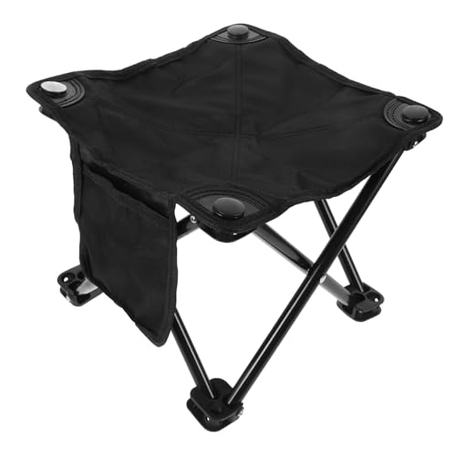 ibasenice Kompakter Faltbarer Outdoor Hocker mit Seitentasche Leichter Tragbarer Campingstuhl für Angeln Picknick Garten Vielseitiger Klapphocker für Zuhause und Reisen ibasenice Kompakter Faltbarer Outdoor Hocker mit Seitentasche Leichter Tragbarer Campingstuhl für Angeln Picknick Garten Vielseitiger Klapphocker für Zuhause und Reisen von ibasenice