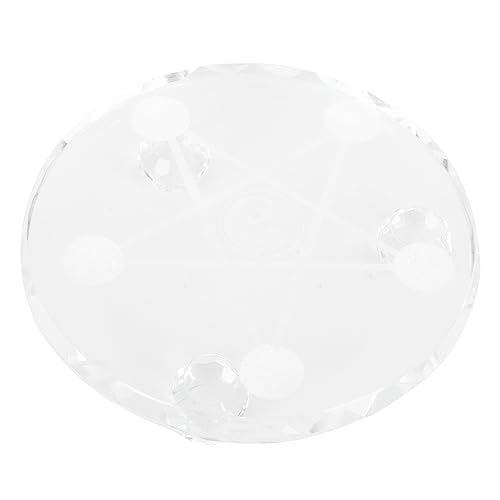 ibasenice Kristallarraykugelhalterung Im Freien Achatbasis Runden Basis Anzeigen Steht Stand Löschen Sie Anzeigeständer Produkt Kristalle Kugel Stehen Kristallständer Showcase Weiß Glas von ibasenice