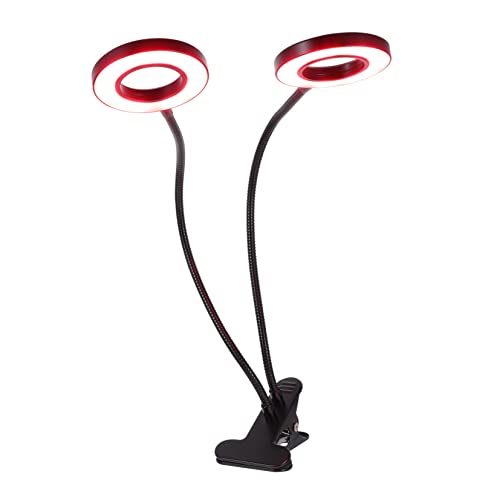 ibasenice LED Pflanzenlampe mit Dimmbar und USB Betrieben für Indoor Gewächshäuser und Blumenzucht Clip Design für Einfache Anwendung von ibasenice