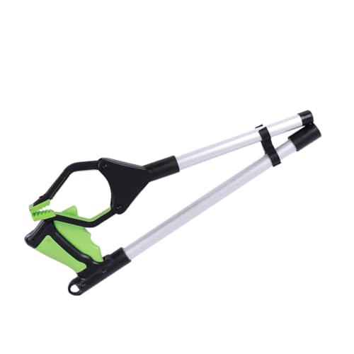 ibasenice Langer Faltbarer Müllpicker mit Drehbarem Kopf und Magnet Robuste Greifzange für Müllaufnahme Ergonomischer Griff für Senioren und Gartenarbeit Vielseitiges Reinigungswerkzeug für von ibasenice