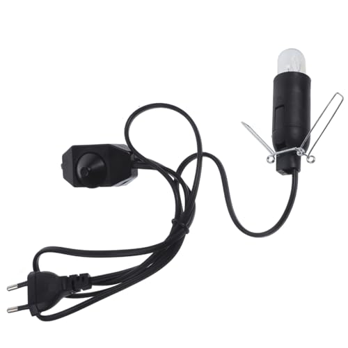 ibasenice Licht E14 15W Glühfaden Glühbirne und Dimmlichtschalter Kabel für Salzlampe mit- Stecker von ibasenice