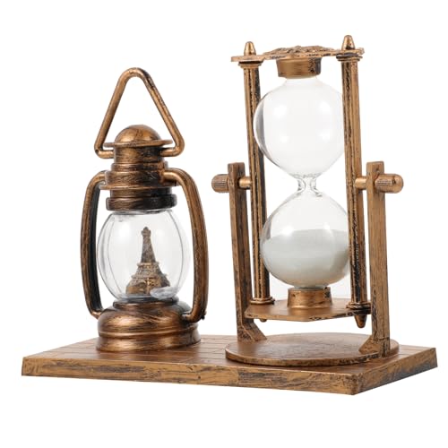 ibasenice Luminous Sanduhr Tischdekoration Handgefertigtes für als für Freunde und Kollegen Perfektes Desktop Ornament von ibasenice
