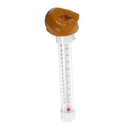 ibasenice Lustiges Schwimmendes Poolthermometer in Kacka-form Wetterfestes Kunststoffmaterial Präzise Temperaturanzeige Einfach Ablesbar Schwimmt für Drinnen und Draußen für Schwimmbäder, ibasenice Lustiges Schwimmendes Poolthermometer in Kacka-form Wetterfestes Kunststoffmaterial Präzise Temperaturanzeige Einfach Ablesbar Schwimmt für Drinnen und Draußen für Schwimmbäder, von ibasenice
